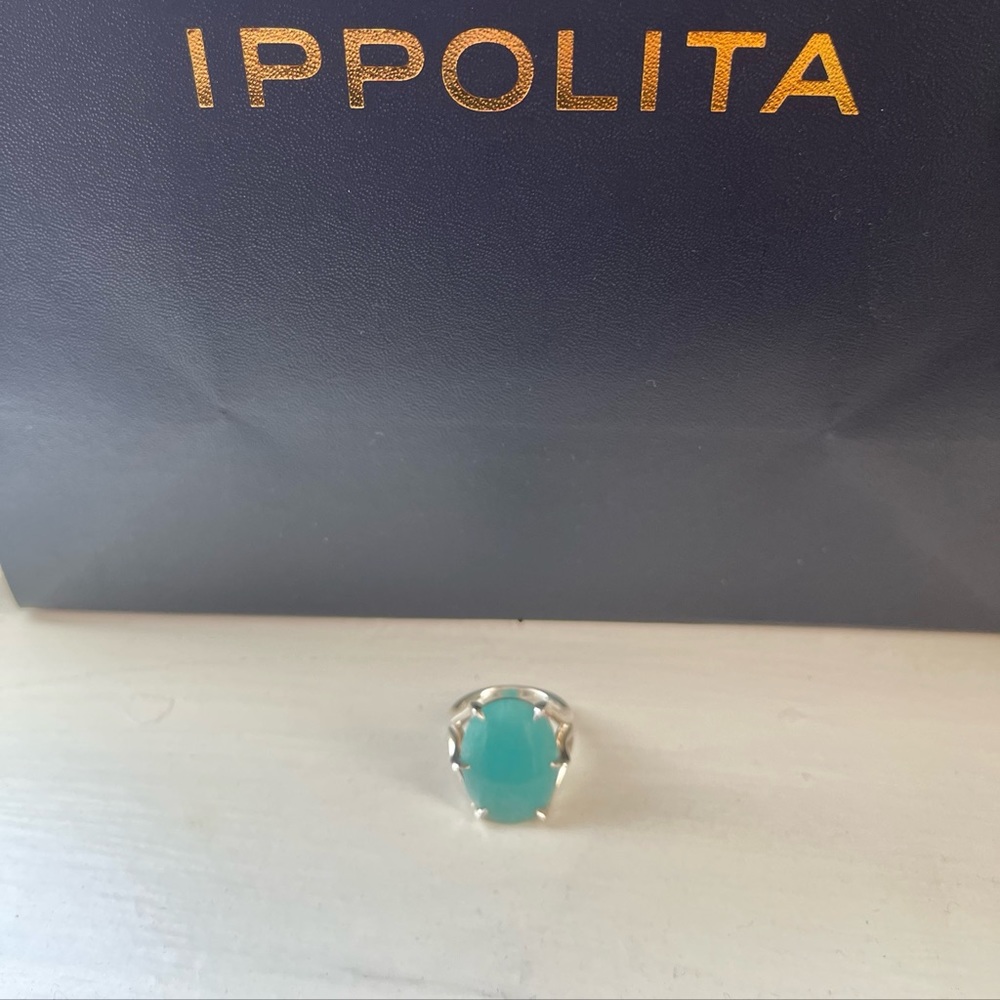 Ippolita Oval Stone Ring in Turquoise Size 7
